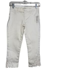 SOHO Jeans Women's White Legging Crop Denim Jeans Size 0 NEW